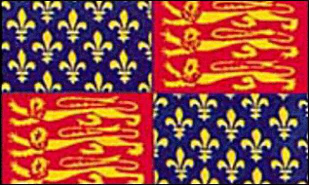 Flag King Edward III (1312 - 1377), Banner King Edward III (1312 - 1377)