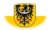 Oval vignette flag of Lower Silesia (Prussian Province)