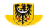 Oval vignette flag of Lower Silesia (Prussian Province)