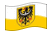 Waving flag of Lower Silesia (Prussian Province)