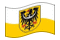 Waving flag of Lower Silesia (Prussian Province)