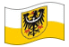Waving flag of Lower Silesia (Prussian Province)