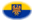 Oval vignette flag of Upper Silesia (Prussian Province)
