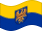 Static waving flag of Upper Silesia (Prussian Province)