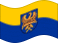 Static waving flag of Upper Silesia (Prussian Province)