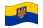Waving flag of Upper Silesia (Prussian Province)