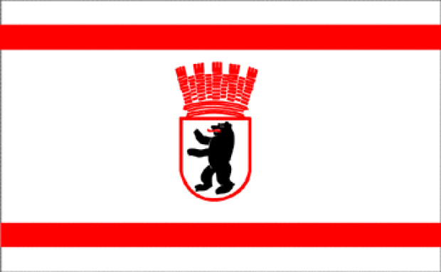 Flag East Berlin (Ostberlin)