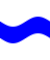 Static waving flag of Zug