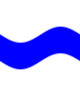Static waving flag of Zug