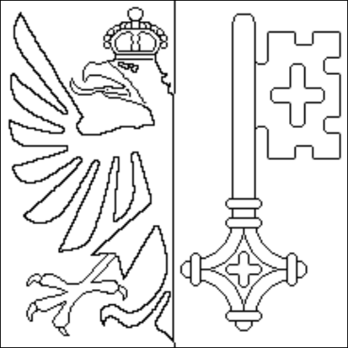 Outline of the flag of Geneva / Genève to color