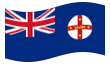 Animated flag New South Wales (New South Wales)