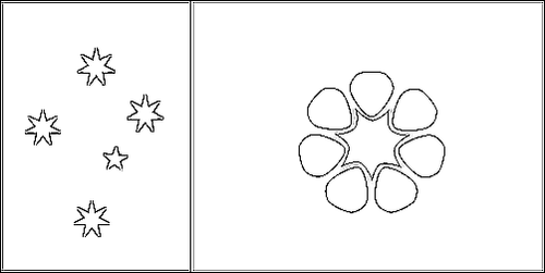 Outline of the flag of Northern Territory (Northern Territory) to color