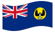 Animated flag South Australia (South Australia)