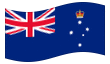 Animated flag Victoria