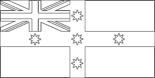 Outline of the flag of New South Wales Flag (Australian Federation) to color