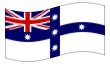 Animated flag New South Wales Flag (Australian Federation)