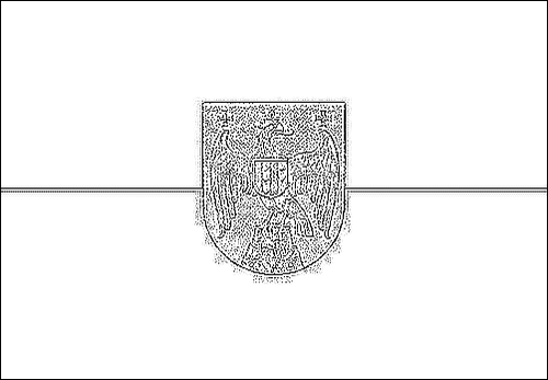 Outline of the flag of Burgenland (service flag) to color