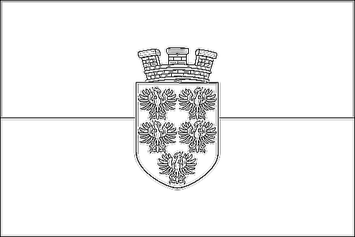 Outline of the flag of Lower Austria (service flag) to color