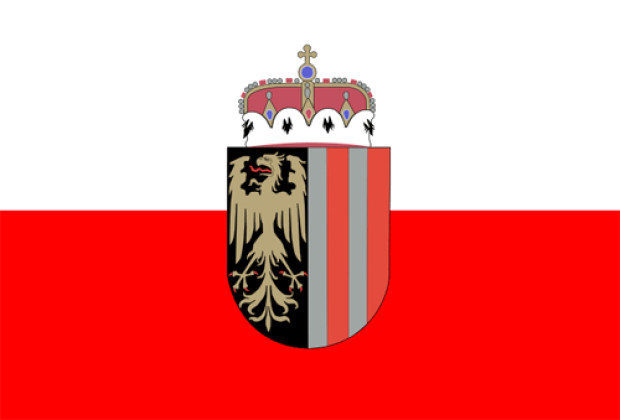 Flag Upper Austria (service flag), Banner Upper Austria (service flag)