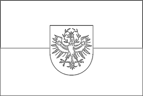 Outline of the flag of Tyrol (service flag) to color