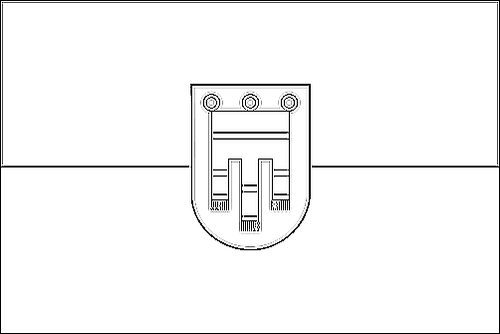 Outline of the flag of Vorarlberg (service flag) to color