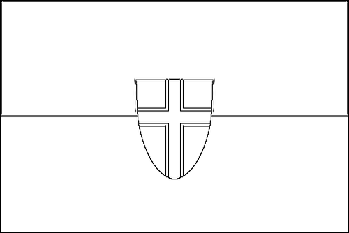 Outline of the flag of Vienna (service flag) to color