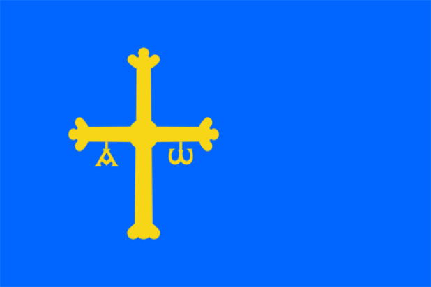 Flag Asturias, Banner Asturias