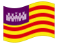 Animated flag Balearic Islands