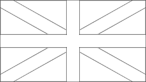 Outline of the flag of Basque Country to color