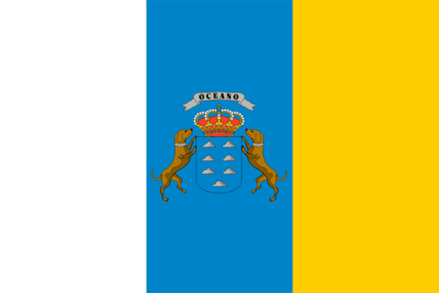 Flag Canary Islands