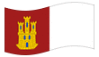 Animated flag Castile-La Mancha