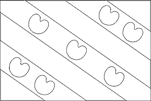 Outline of the flag of Friesland (Fryslân) to color