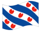 Animated flag Friesland (Fryslân)