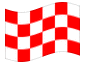 Animated flag North Brabant