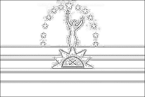 Outline of the flag of Monagas to color