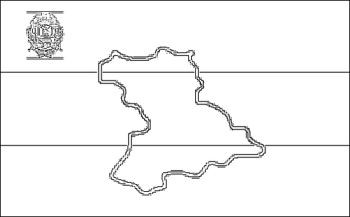 Outline of the flag of Anzoátegui to color