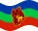 Static waving flag of Amazonas