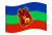 Waving flag of Amazonas