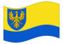 Animated flag Opole (Opolskie)