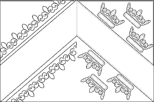 Outline of the flag of Alsace (Alsace) to color