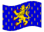 Animated flag Franche-Comté