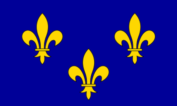 Flag Île-de-France, Banner Île-de-France