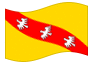 Animated flag Lorraine (Lorraine)