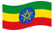 Animated flag Ethiopia
