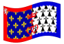 Animated flag Pays de la Loire