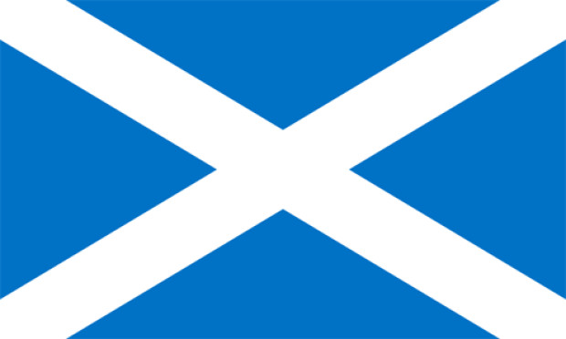 Legacy Wedstrijd solide Scotland Flag