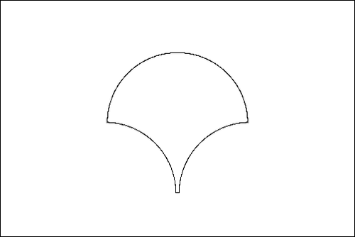 Outline of the flag of Tokyo (metropolitan area) to color