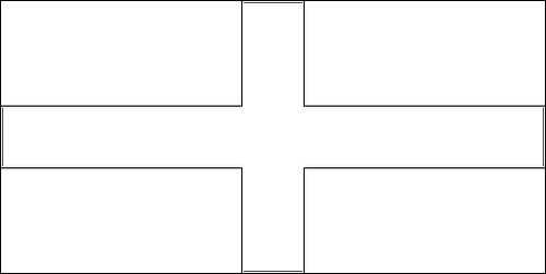 Outline of the flag of Milan to color