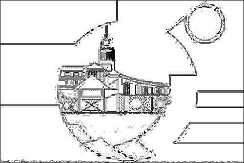 Outline of the flag of Tshwane (City of Tshwane Metropolitan Municipality) to color