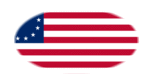 Oval vignette flag of Betsy Ross (USA 1777-1795)